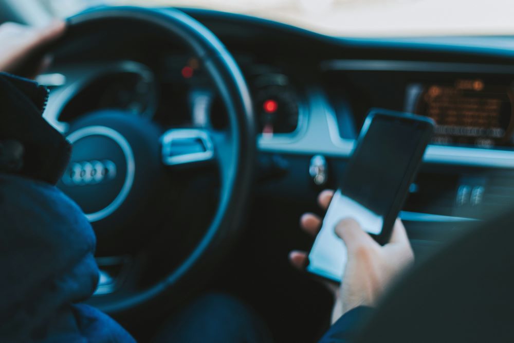 The horrors of using a mobile phone when driving