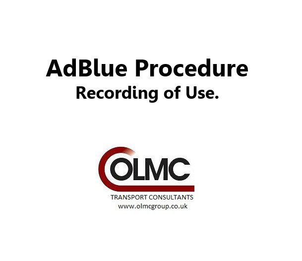 AdBlue Procedure - Digital Document.