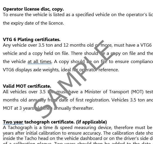 Vehicle Record & Maintenance Systems